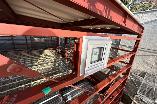 工事中のライトスチールハウス